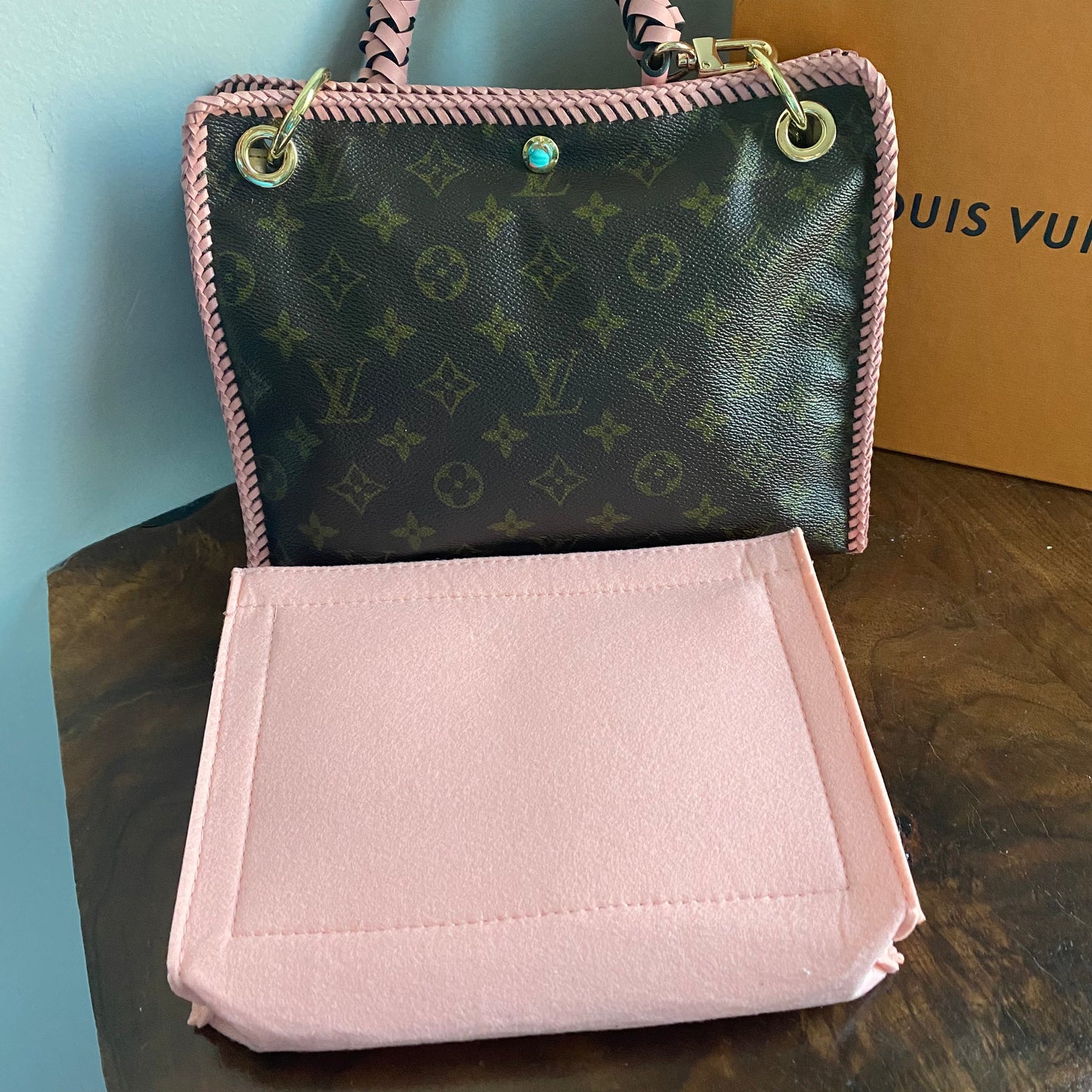 The Swan Crossbody -Orvis bags Monogram in Pale Pink
