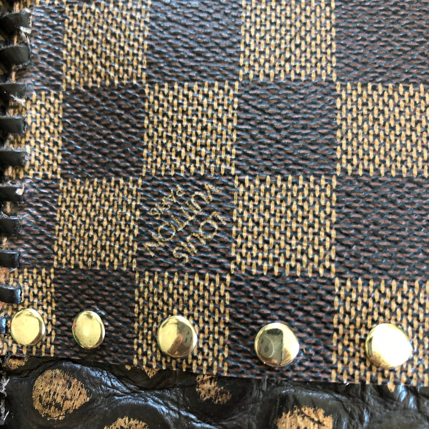 The Warbler Crossbody/Clutch in Damier Ebene