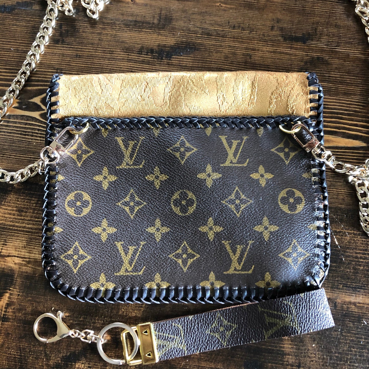 The Falcon with Back Pocket - GoldenOrvis bags Wristlet/Crossbody/Clutch