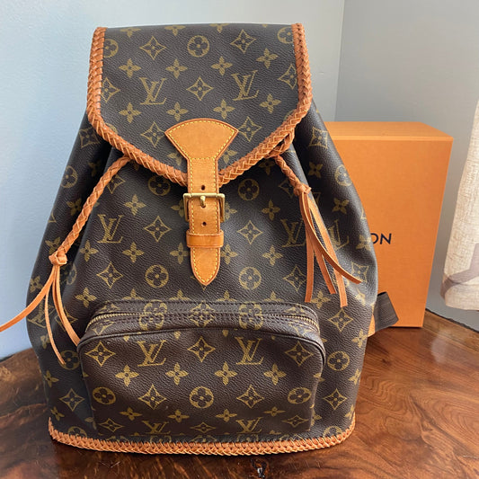 The Loon -Orvis bags Monogram Backpack in Tan