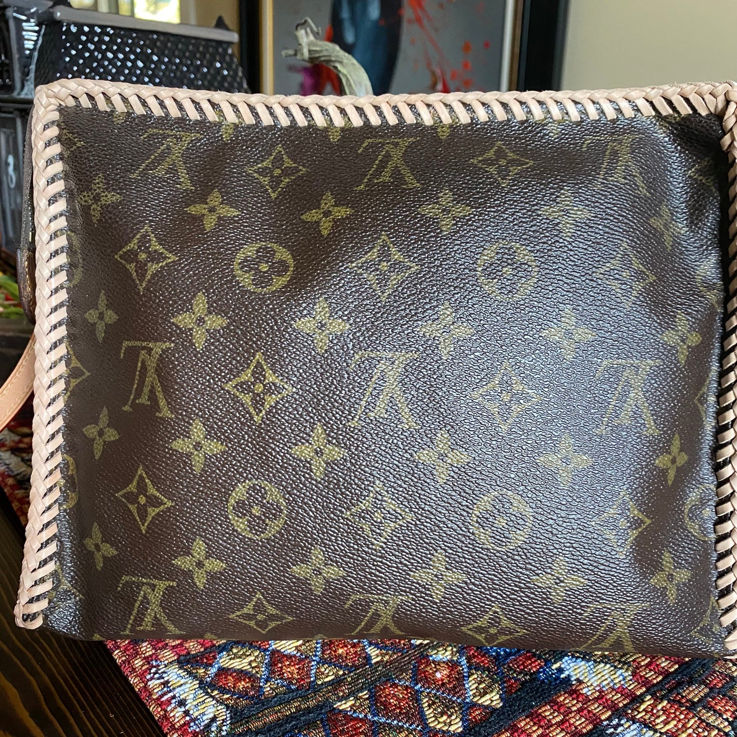 The Swan -Orvis bags Monogram in Vachetta Crossbody