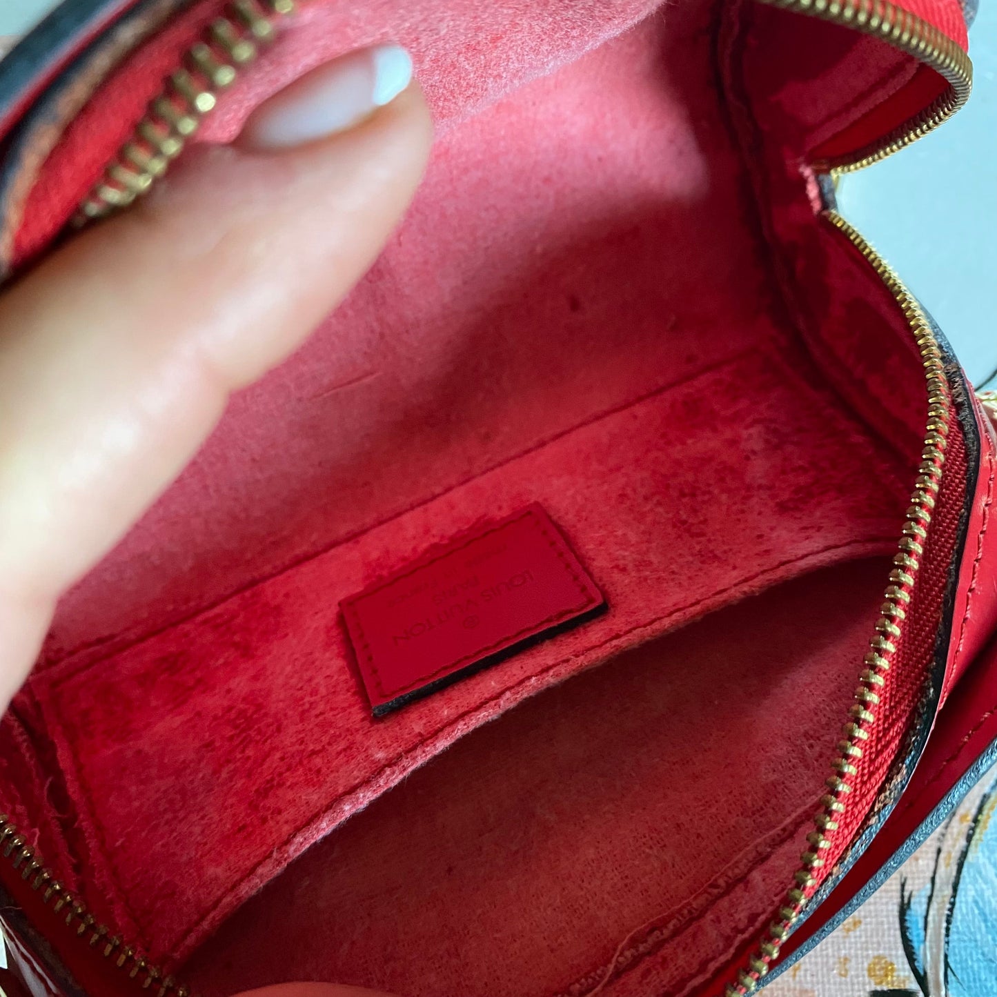 The Kinglet -Orvis bags Epi in Red Crossbody Bag