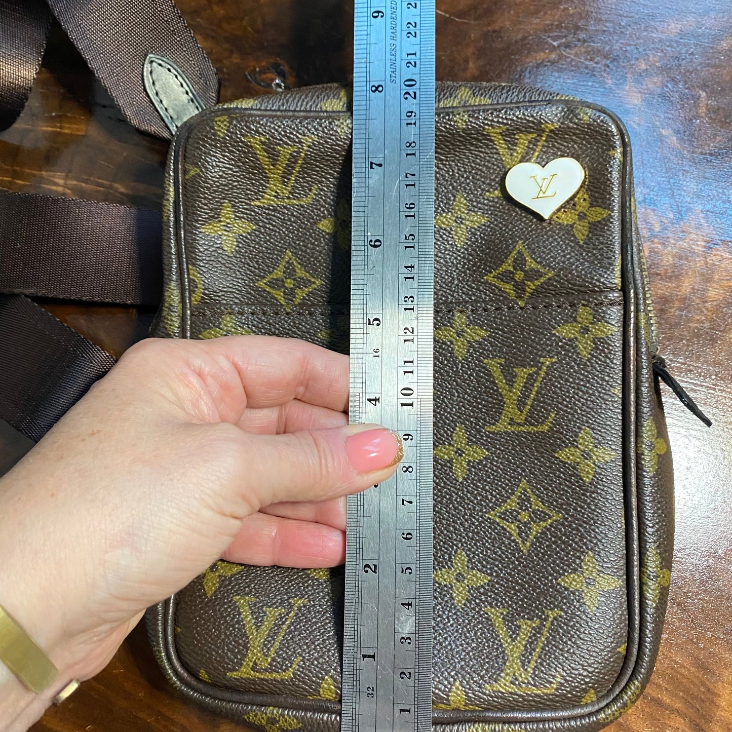 The Junco Crossbody -Orvis bags Monogram in Brown