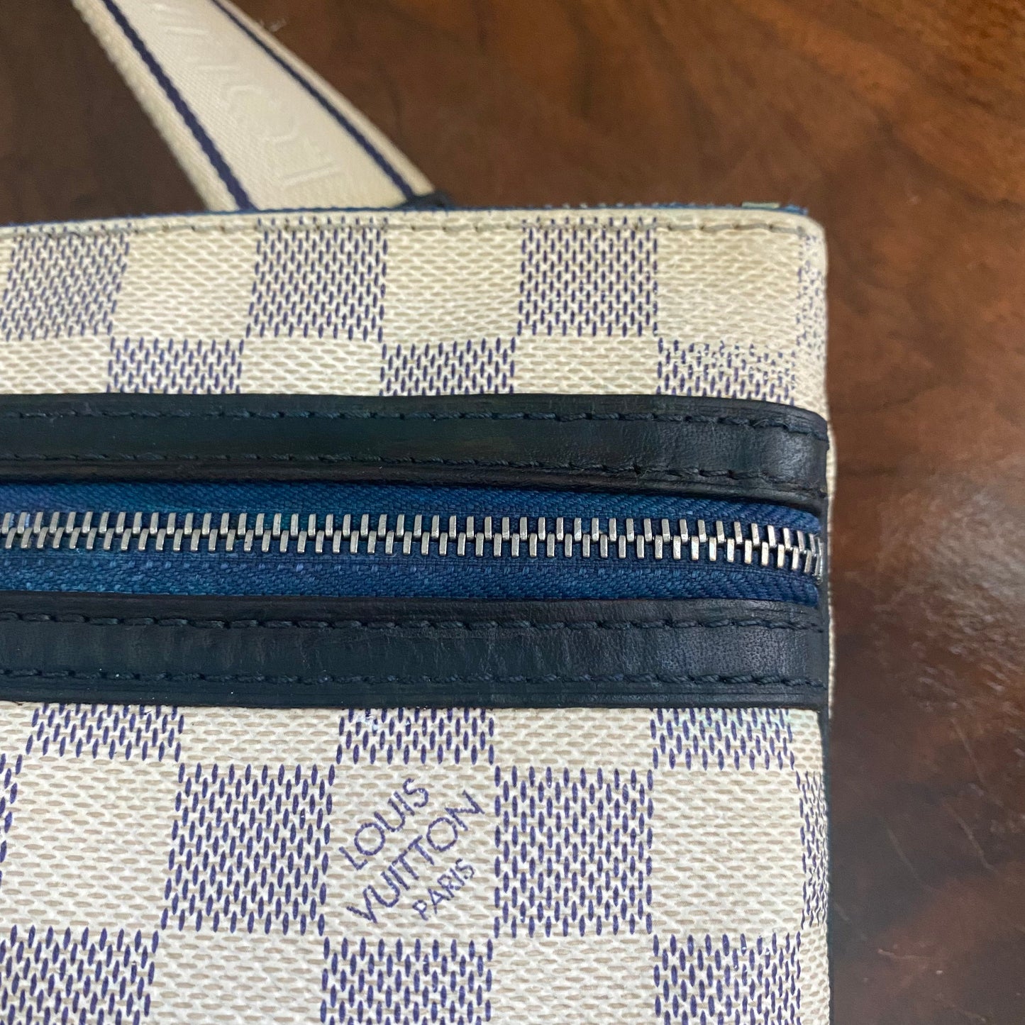 The Blue and White Swallow -Orvis bags Damier Azur Crossbody
