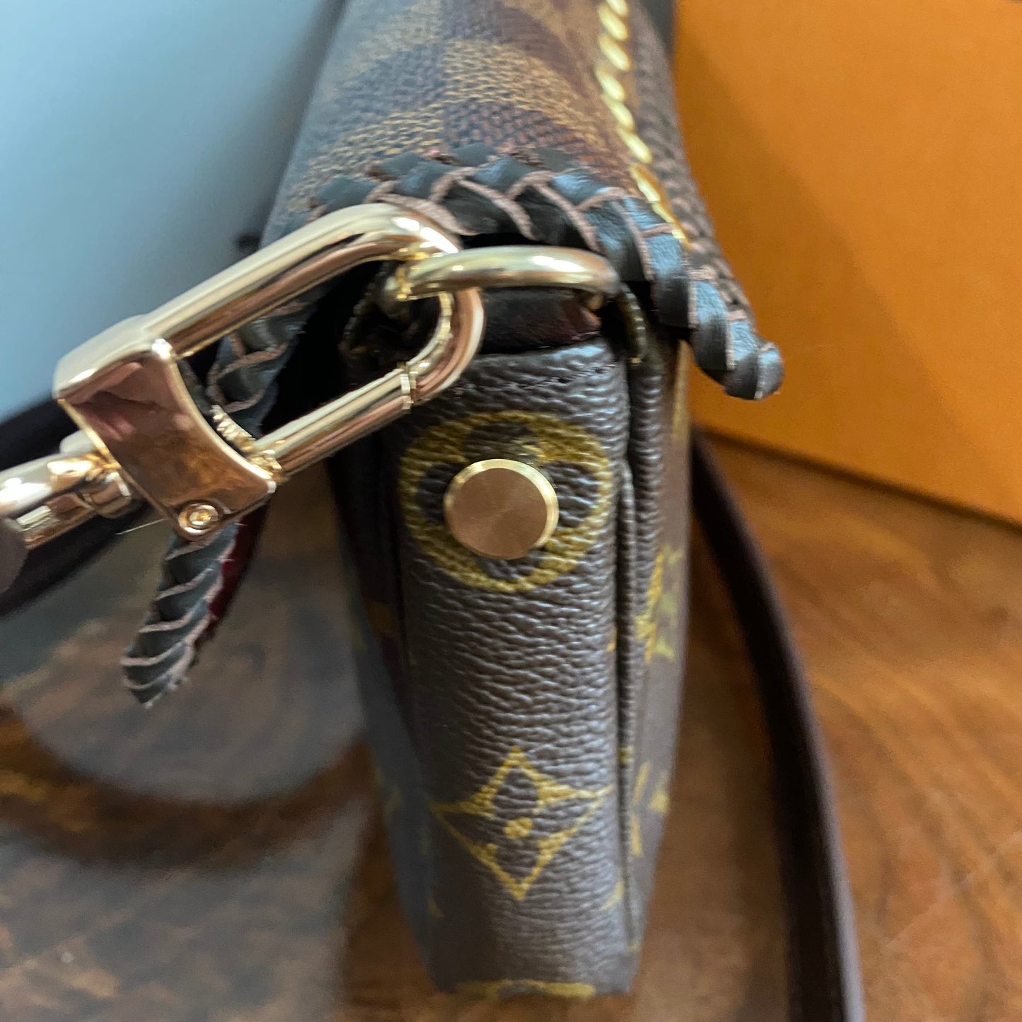 The Junco -Orvis bags Damier/Monogram Mix Crossbody Bag