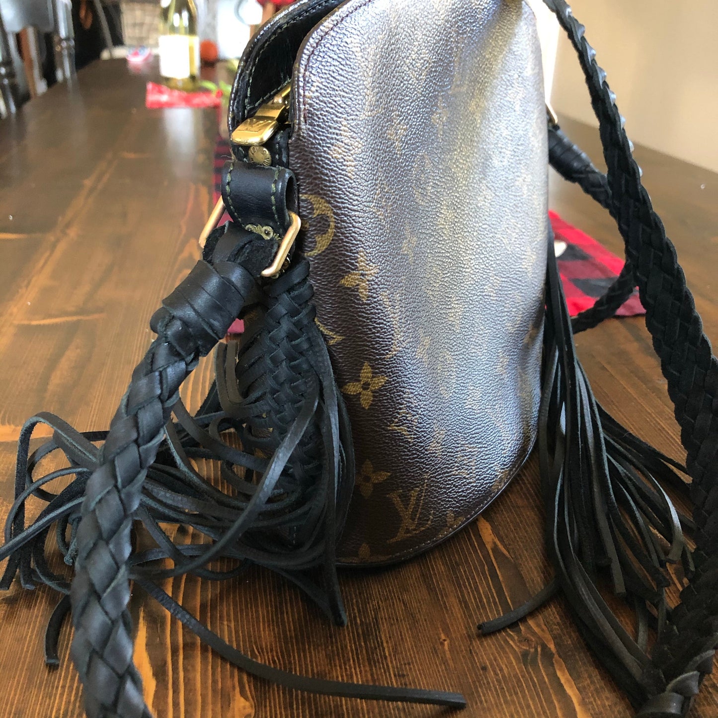 The Finch -Orvis bags Monogram Black Crossbody