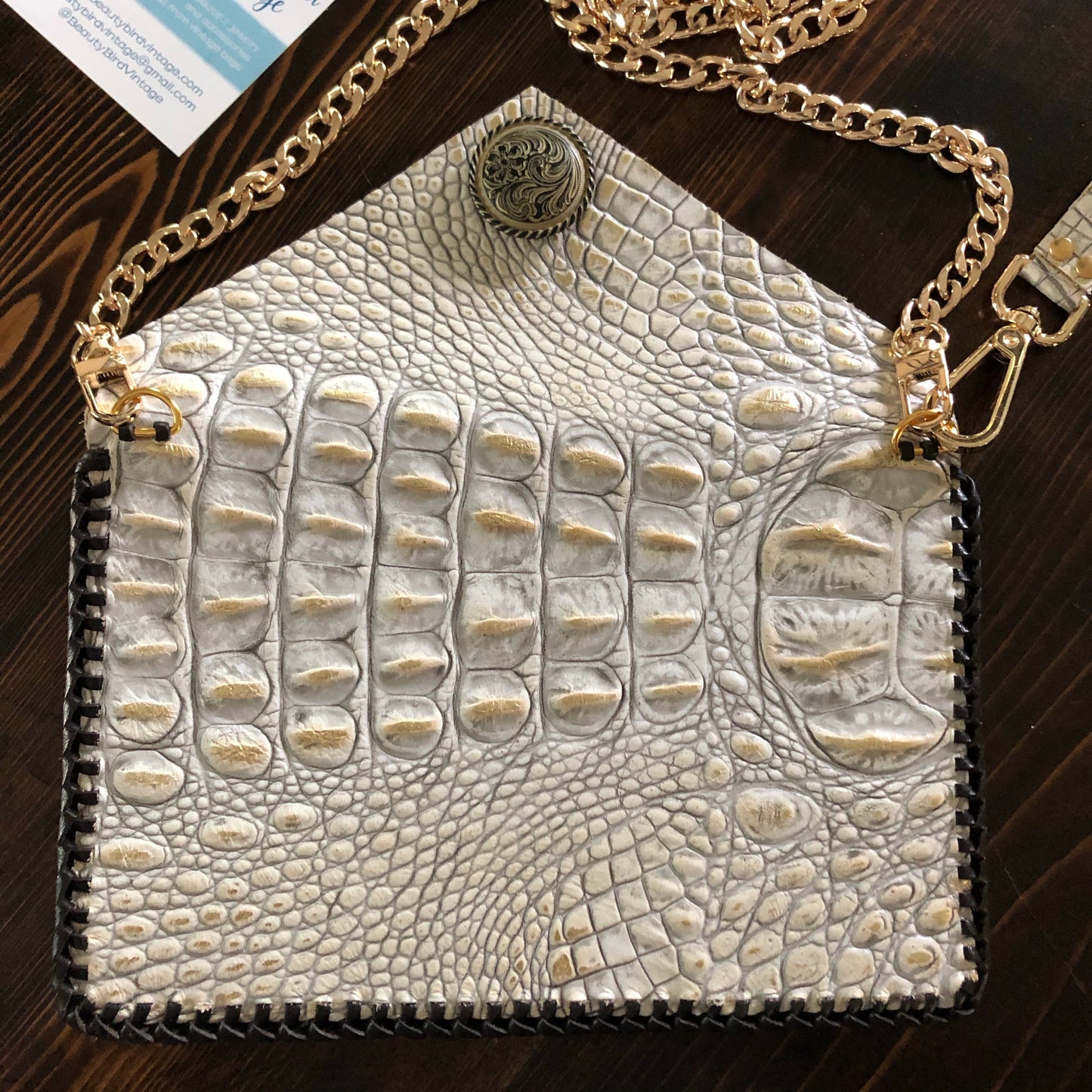 The Wren - Gold VernisOrvis bags Wristlet/Crossbody/Clutch Bag