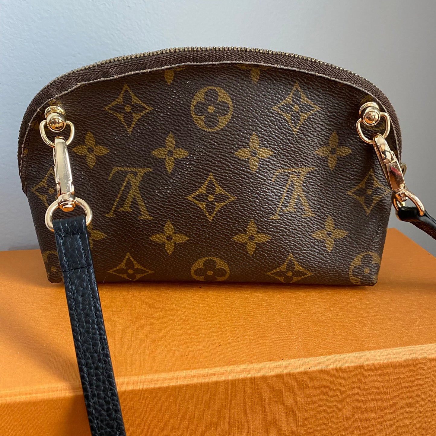 The Junco Crossbody Bag -Orvis bags Monogram with black fringe