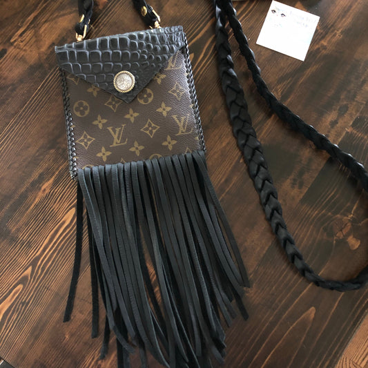 The Hawk - BlackOrvis bags Clutch/Wristlet/Crossbody Bag