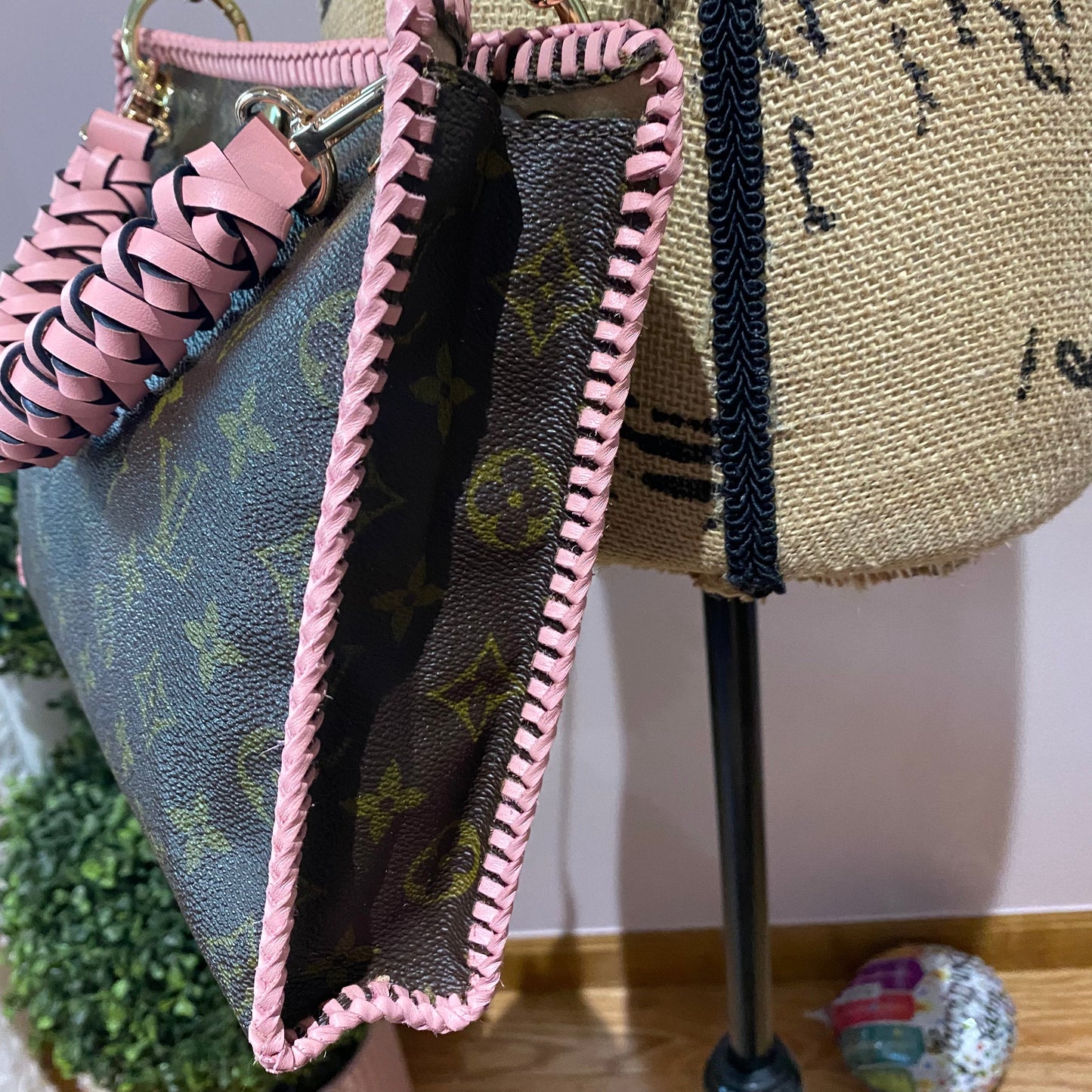 The Swan Crossbody -Orvis bags Monogram in Pale Pink