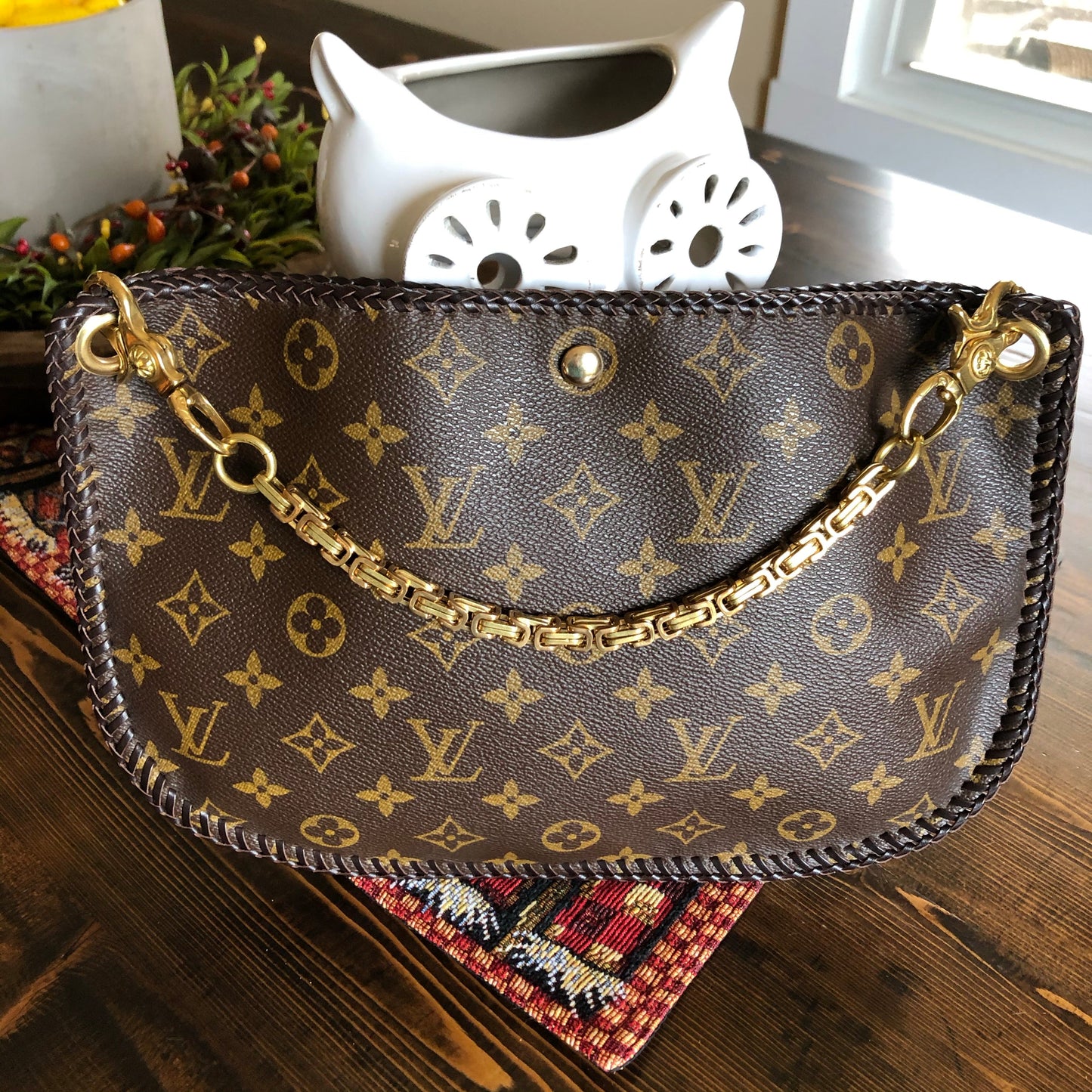 The Peacock -Orvis bags Monogram Hobo Crossbody