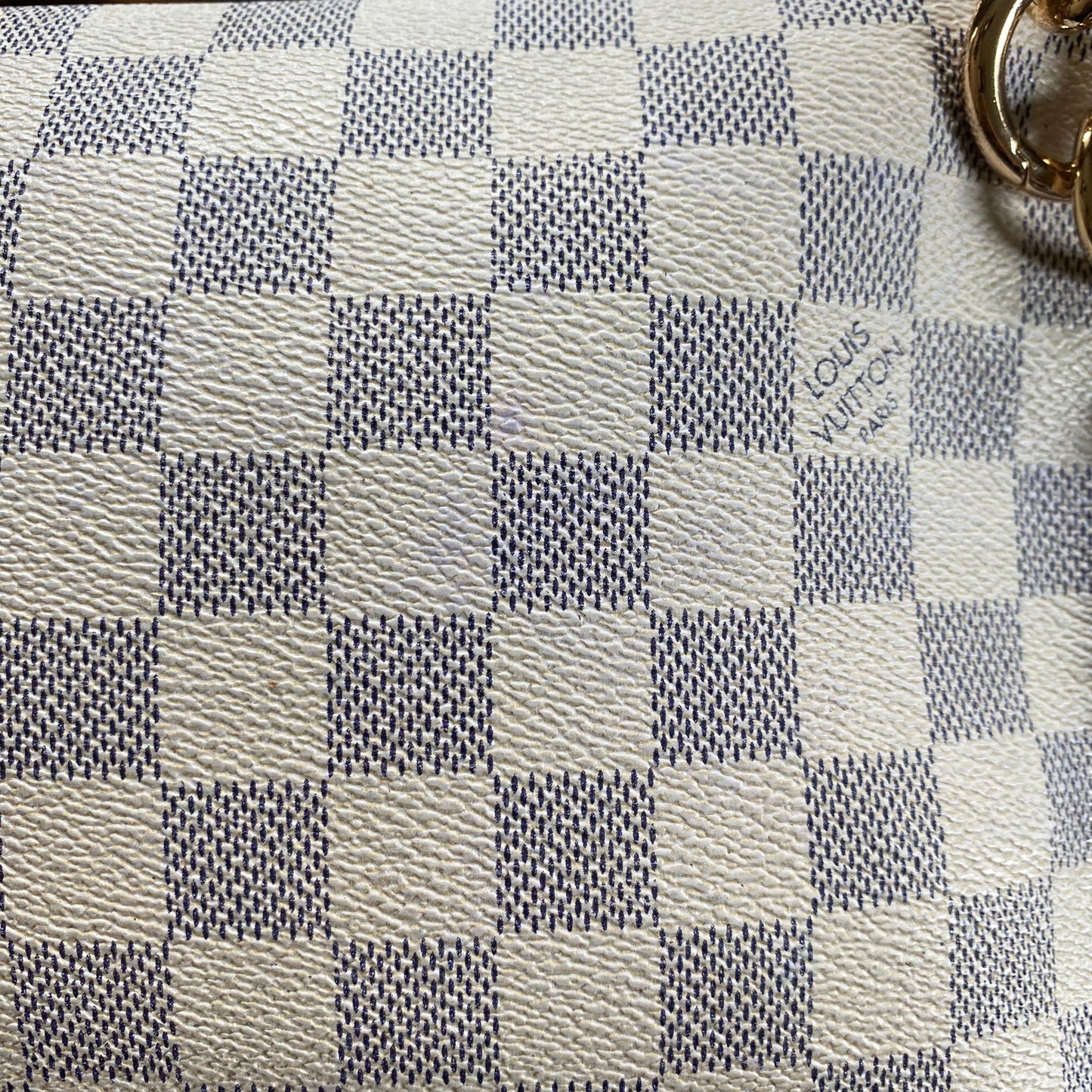 The Robin - Damier and BlueOrvis bags Crossbody Bag with Shorty Chain