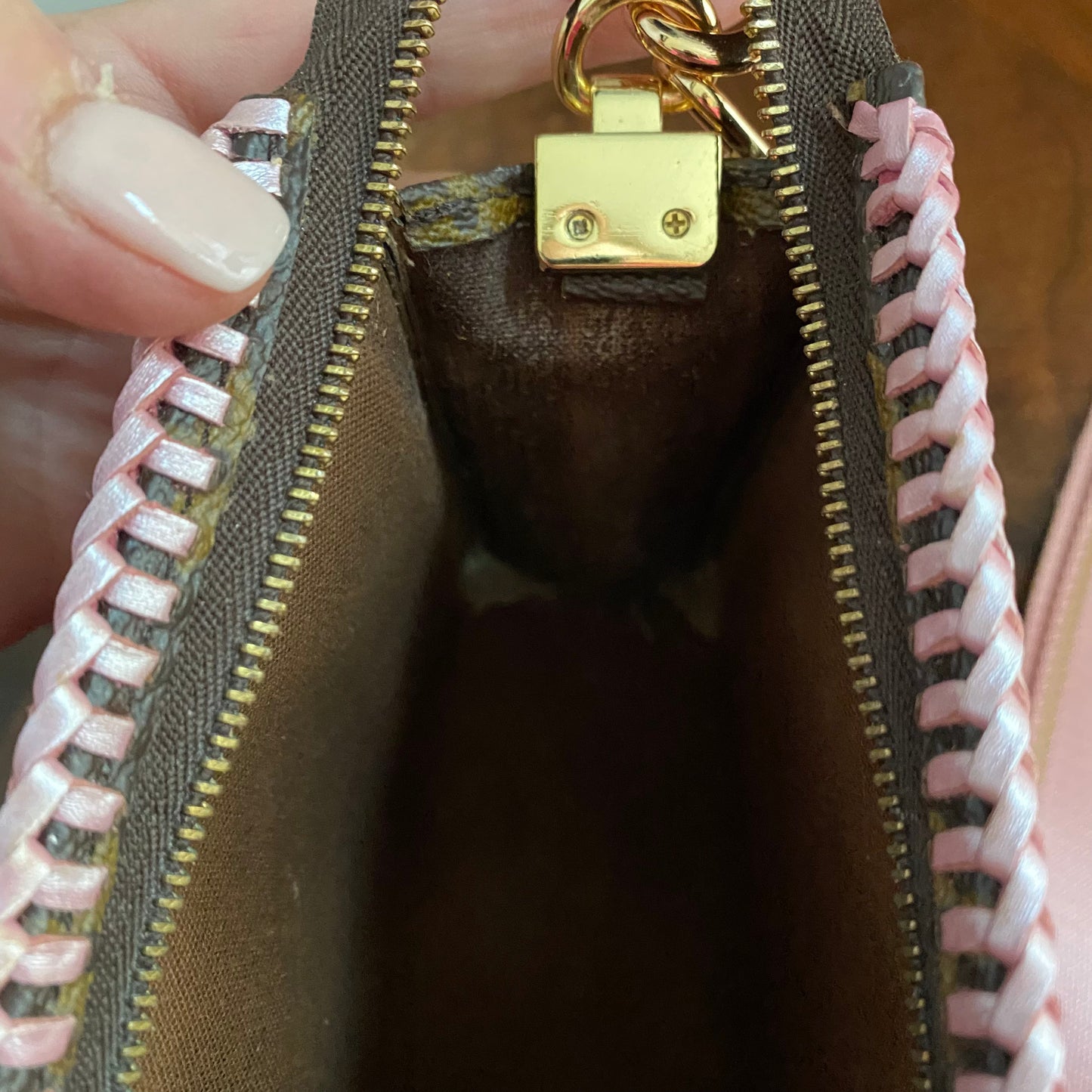 The Cygnet Crossbody -Orvis bags Monogram in Blush Pink