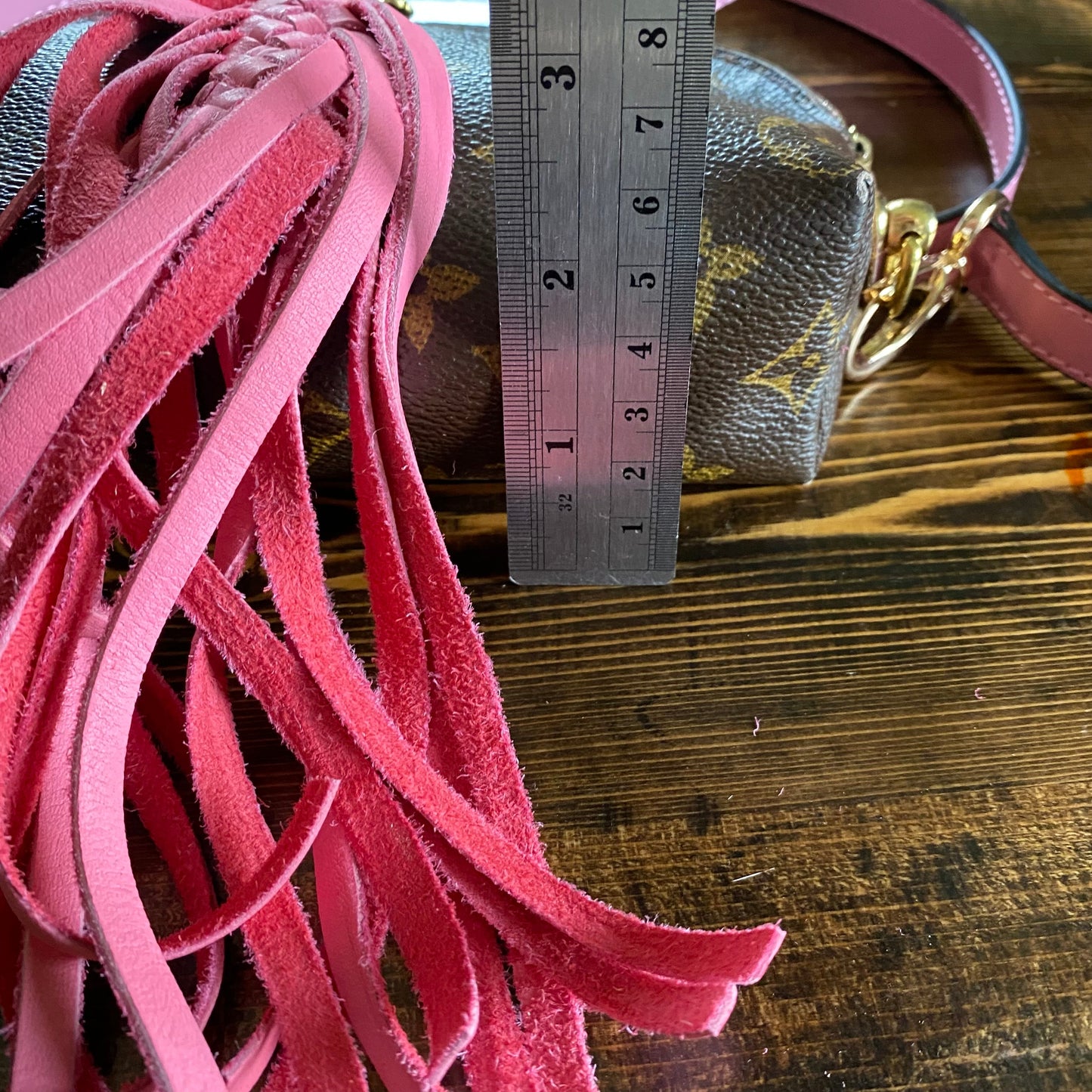 The Junco -Orvis bags Monogram in Pink Flower Crossbody Bag