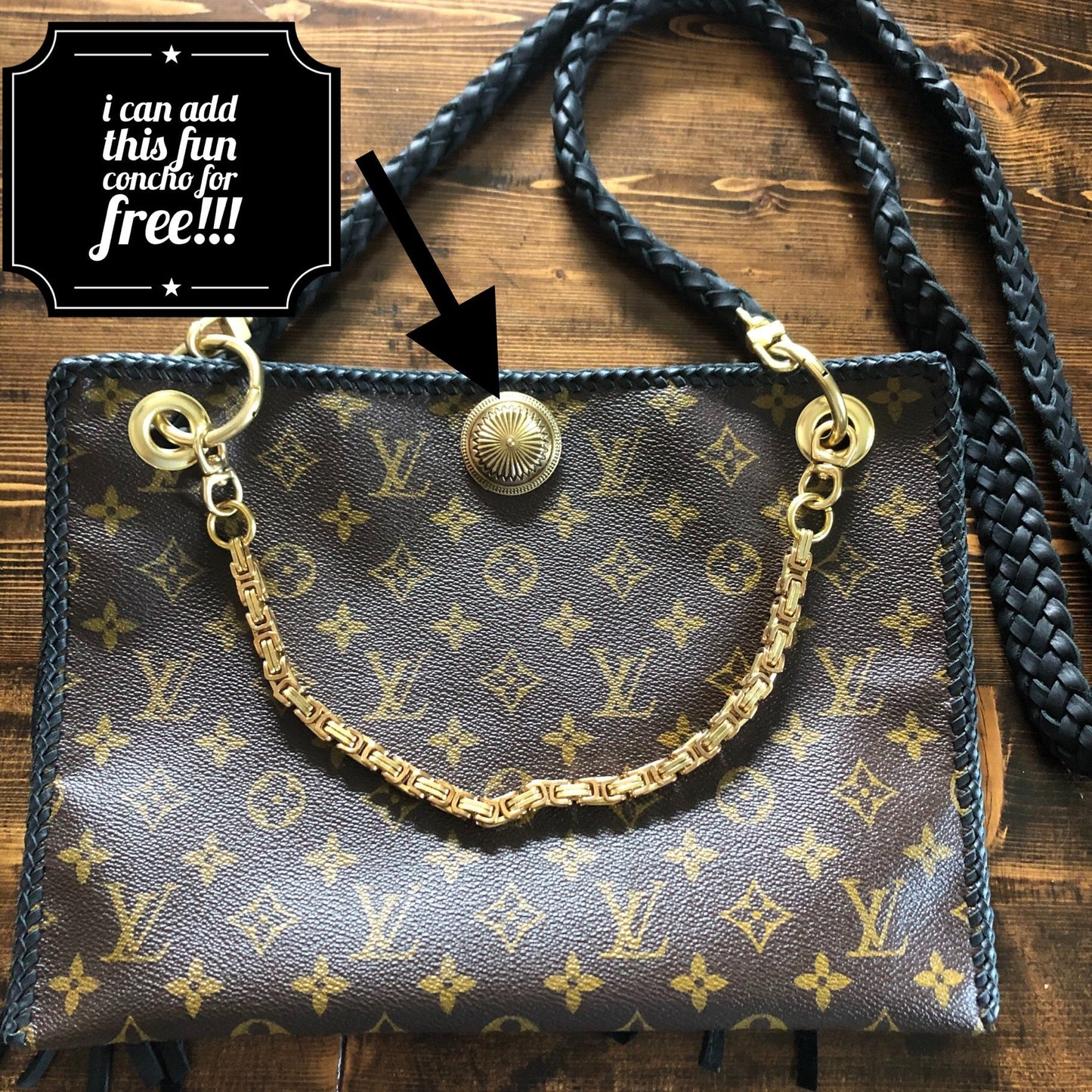 The XL Nuthatch -Orvis bags Monogram in Black Crossbody