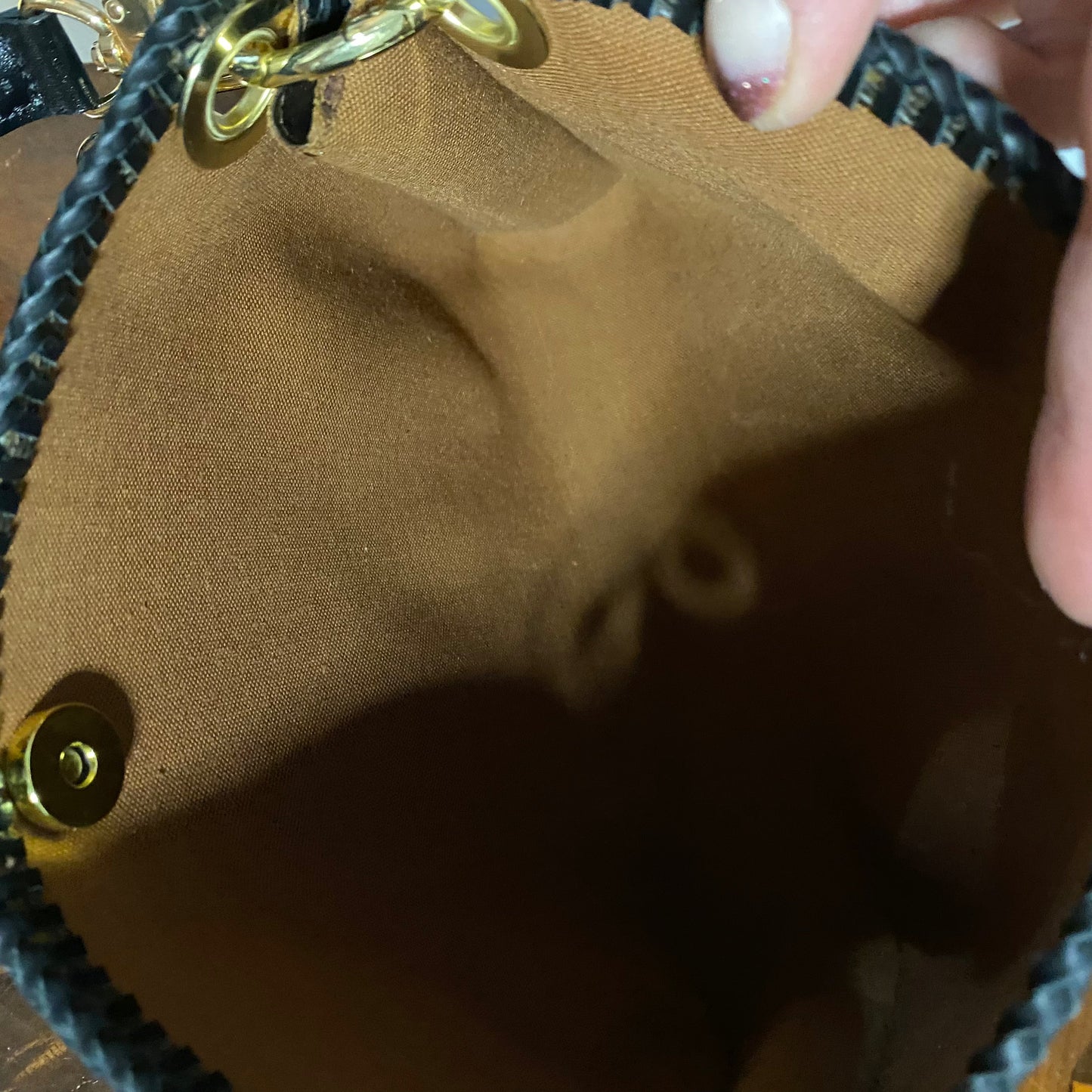 The Swan -Orvis bags Monogram in Black Crossbody