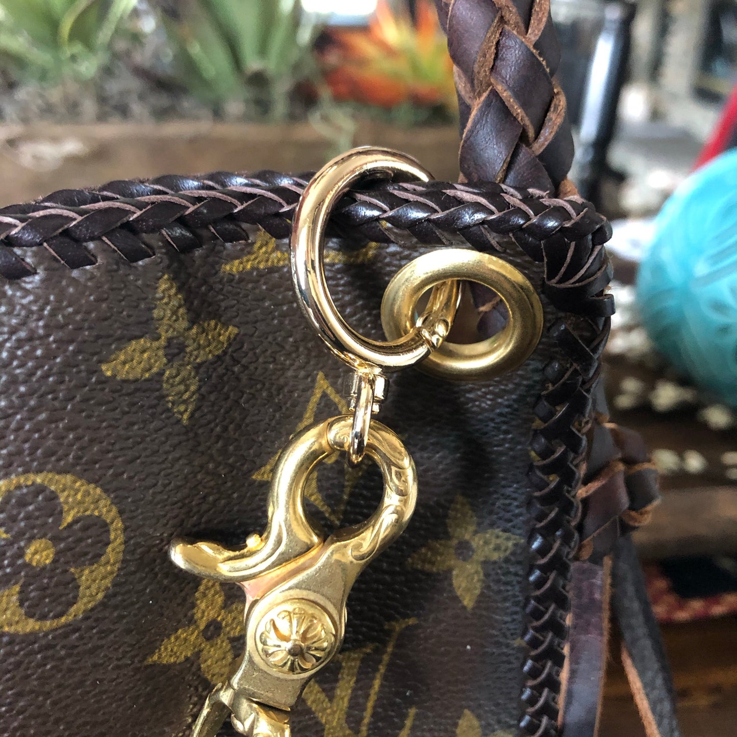 The Peacock -Orvis bags Monogram Hobo Crossbody
