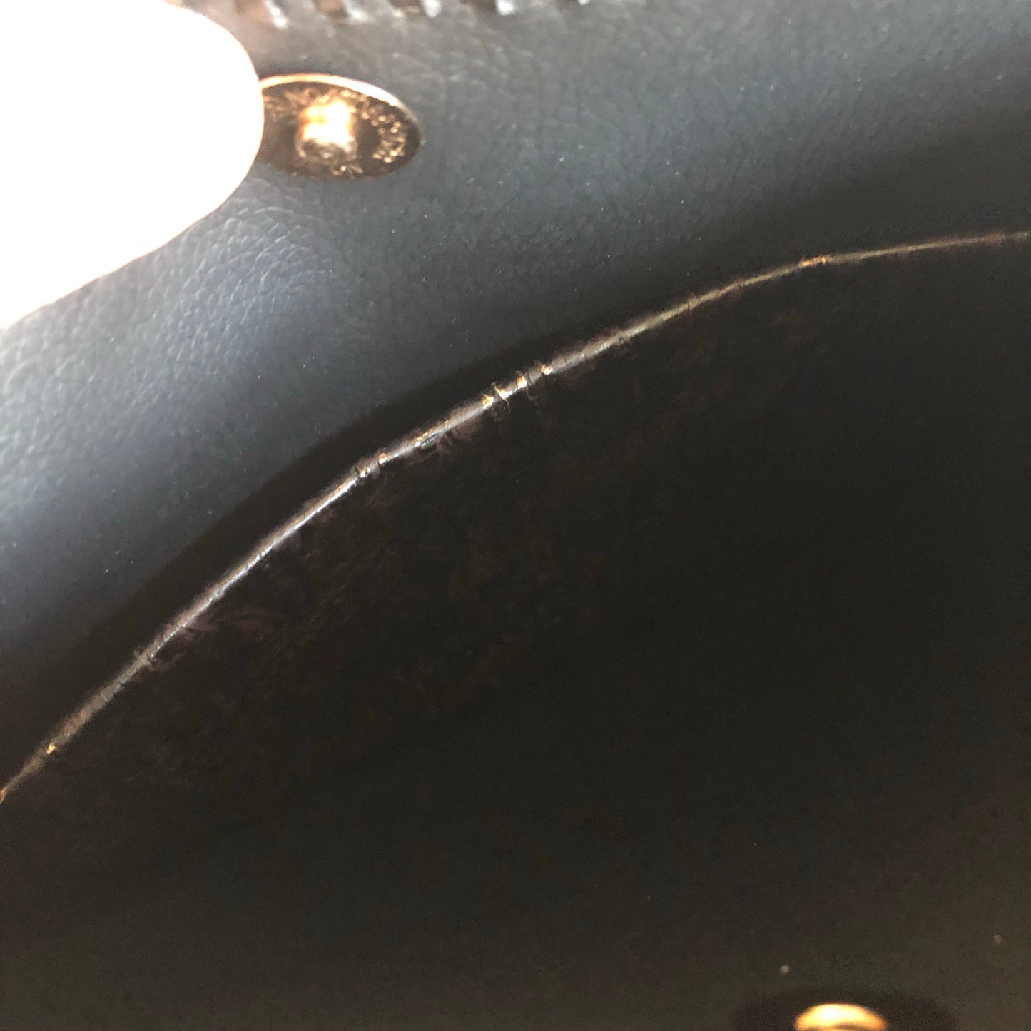 The Peacock -Orvis bags Monogram Hobo Crossbody in Black - Gold Hardware