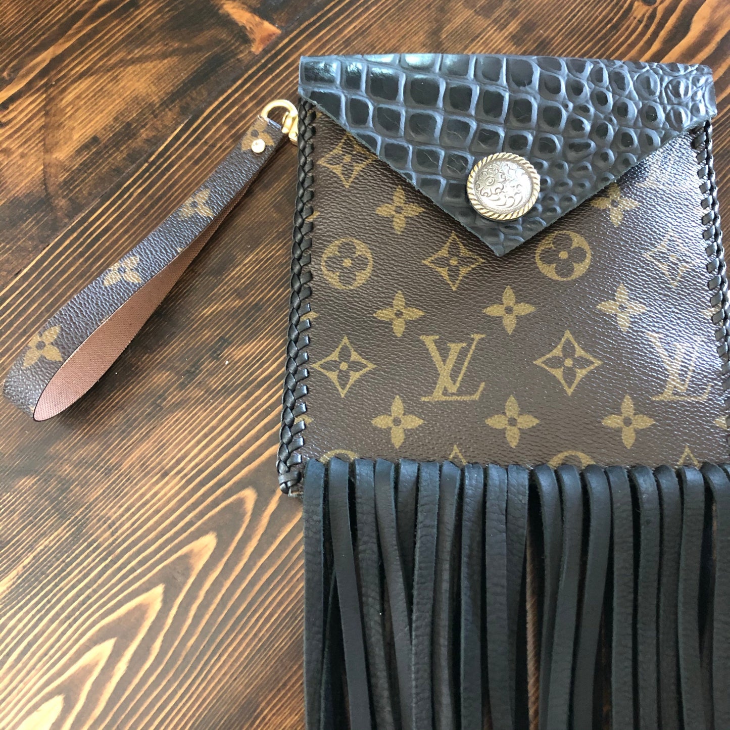 The Hawk - BlackOrvis bags Clutch/Wristlet/Crossbody Bag