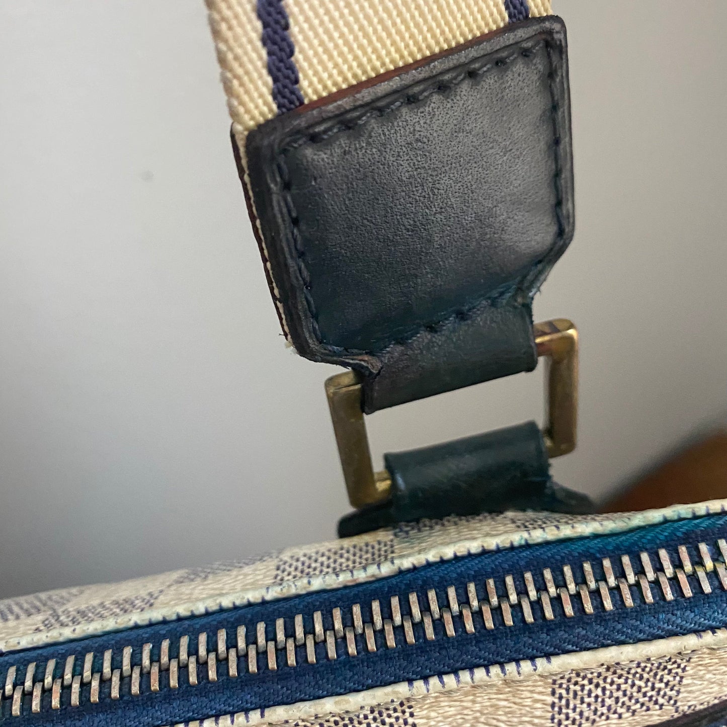 The Blue and White Swallow -Orvis bags Damier Azur Crossbody