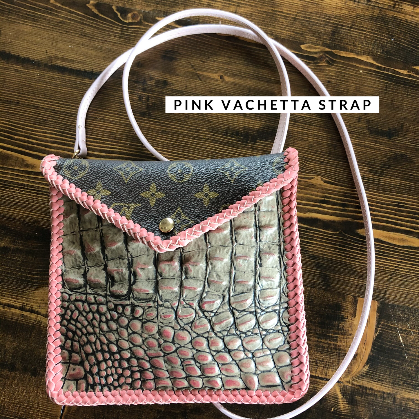 The Falcon - Blush Pink MonogramOrvis bags Crossbody