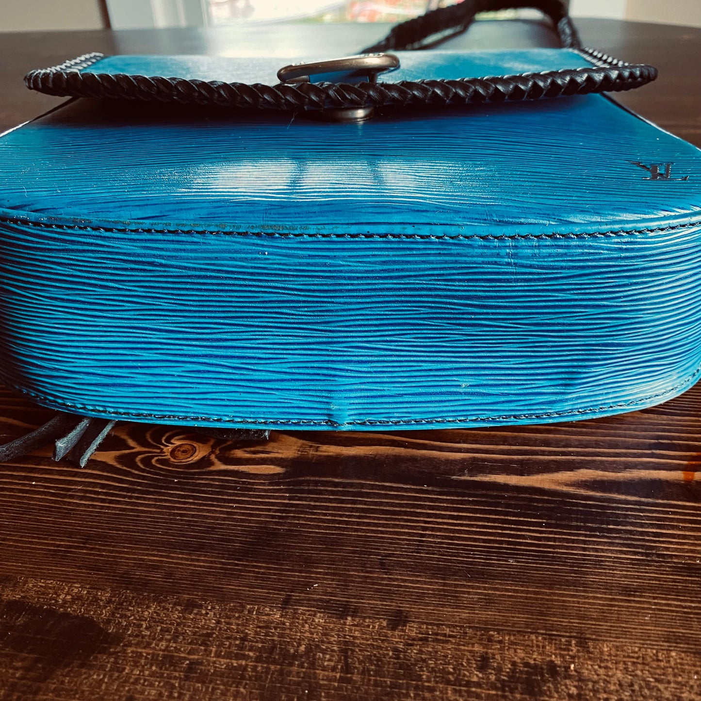 The Swift -Orvis bags Blue Epi Crossbody