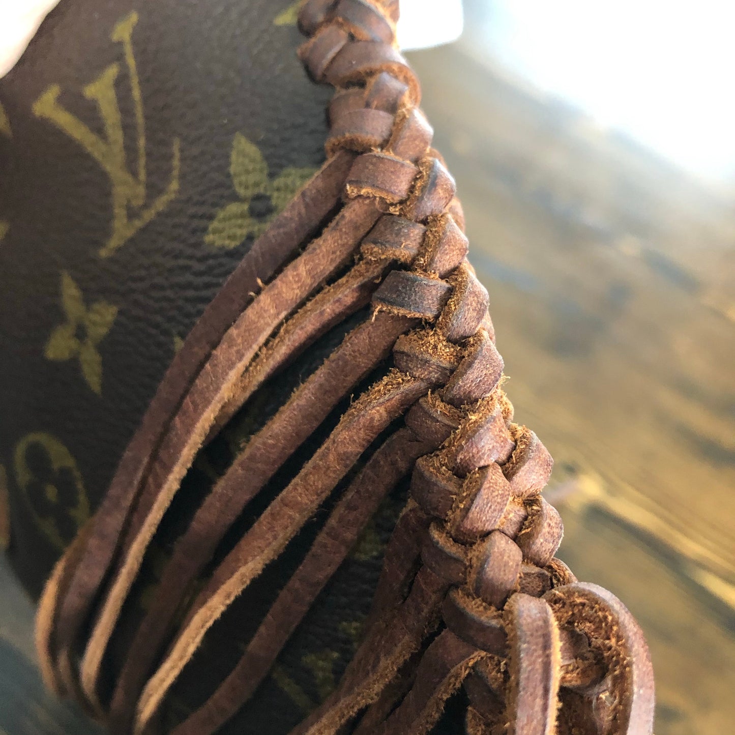 The Peacock -Orvis bags Monogram Hobo Crossbody/Tote with Fringe