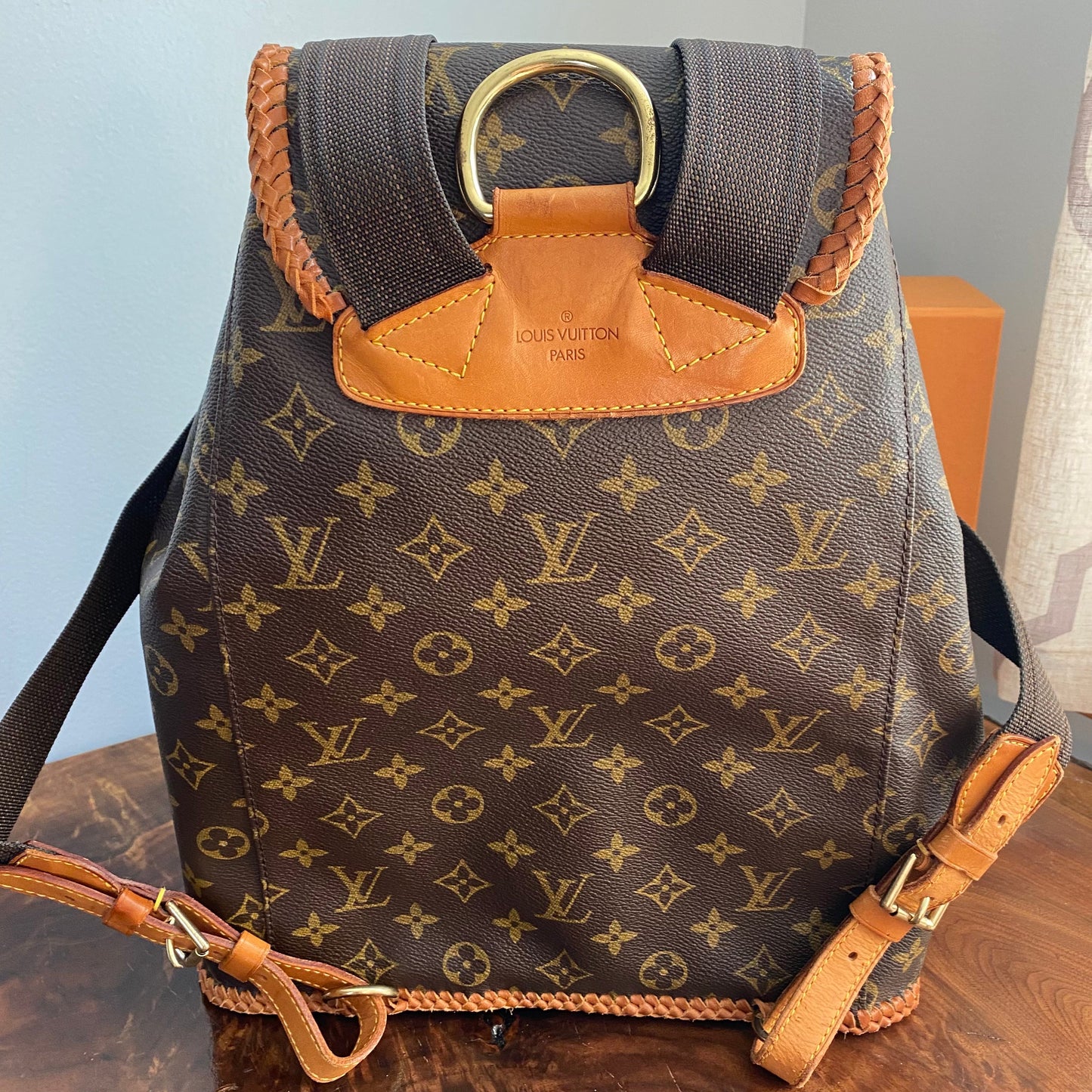 The Loon -Orvis bags Monogram Backpack in Tan