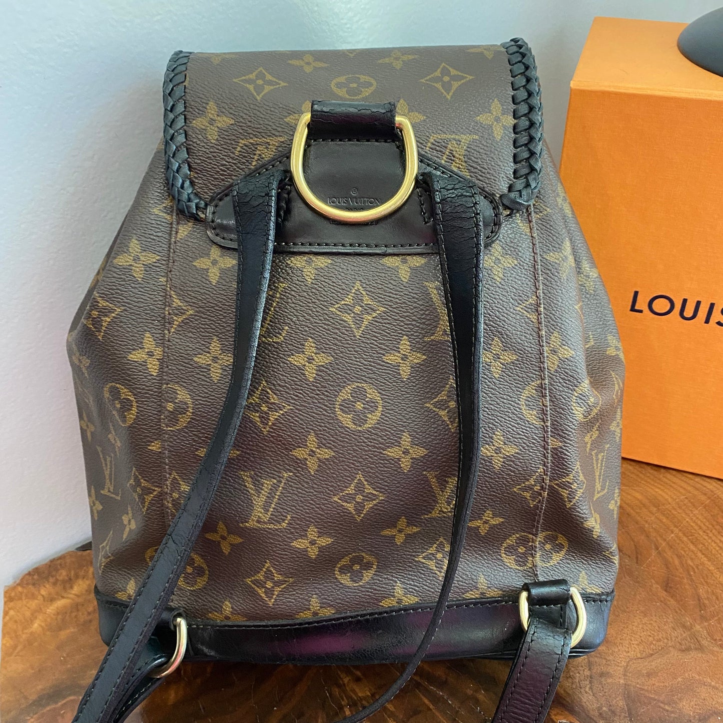 The Loon -Orvis bags Monogram Backpack in Black MM