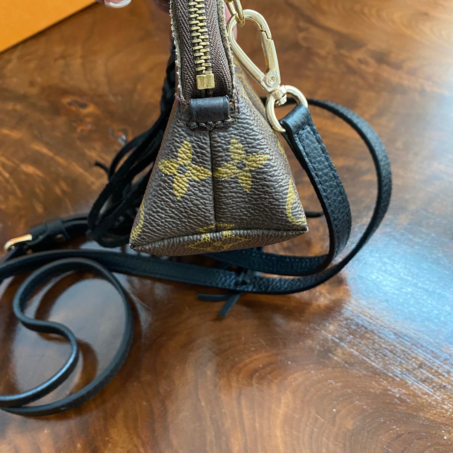 The Junco Crossbody Bag -Orvis bags Monogram with black fringe