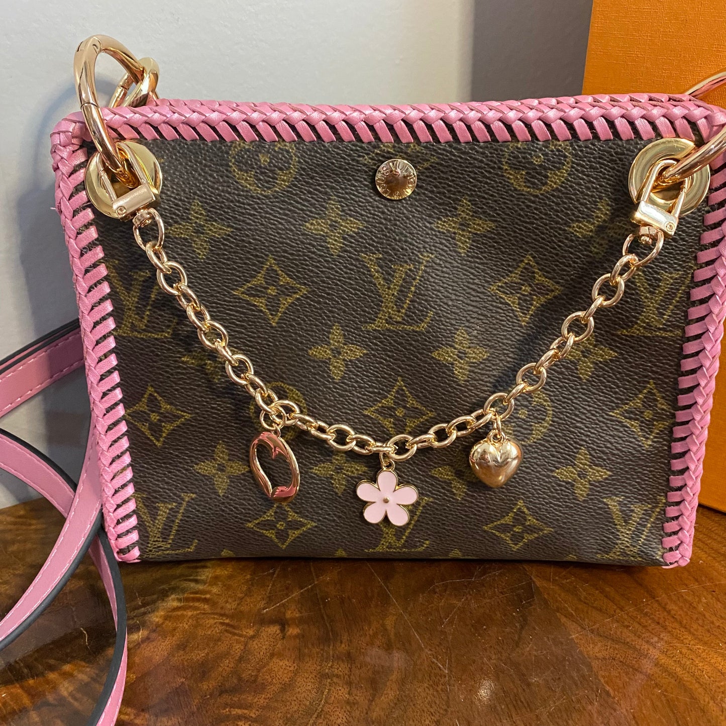 The Cygnet Crossbody -Orvis bags Monogram in Barbie Pink