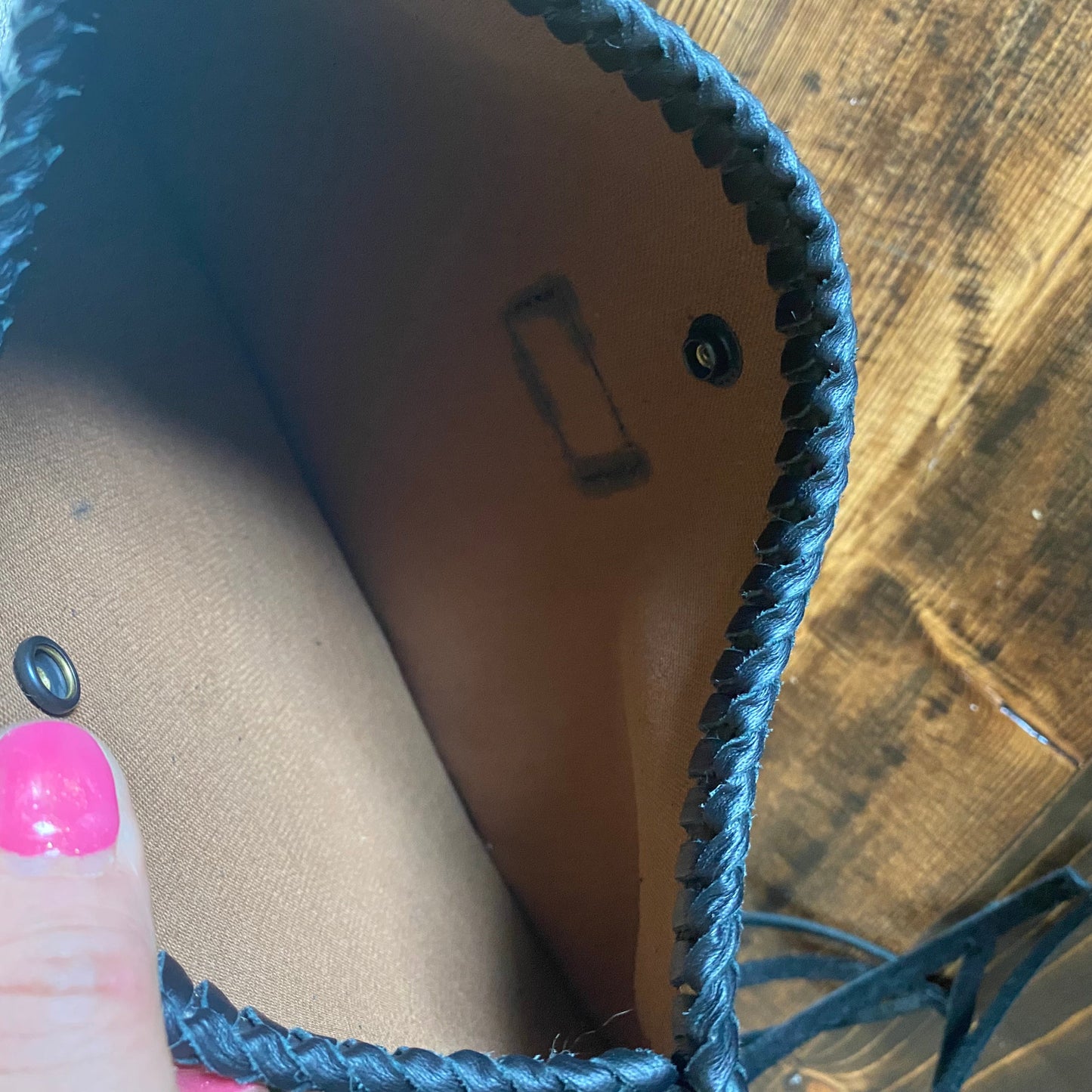 The Peacock -Orvis bags Monogram Hobo in Black Crossbody