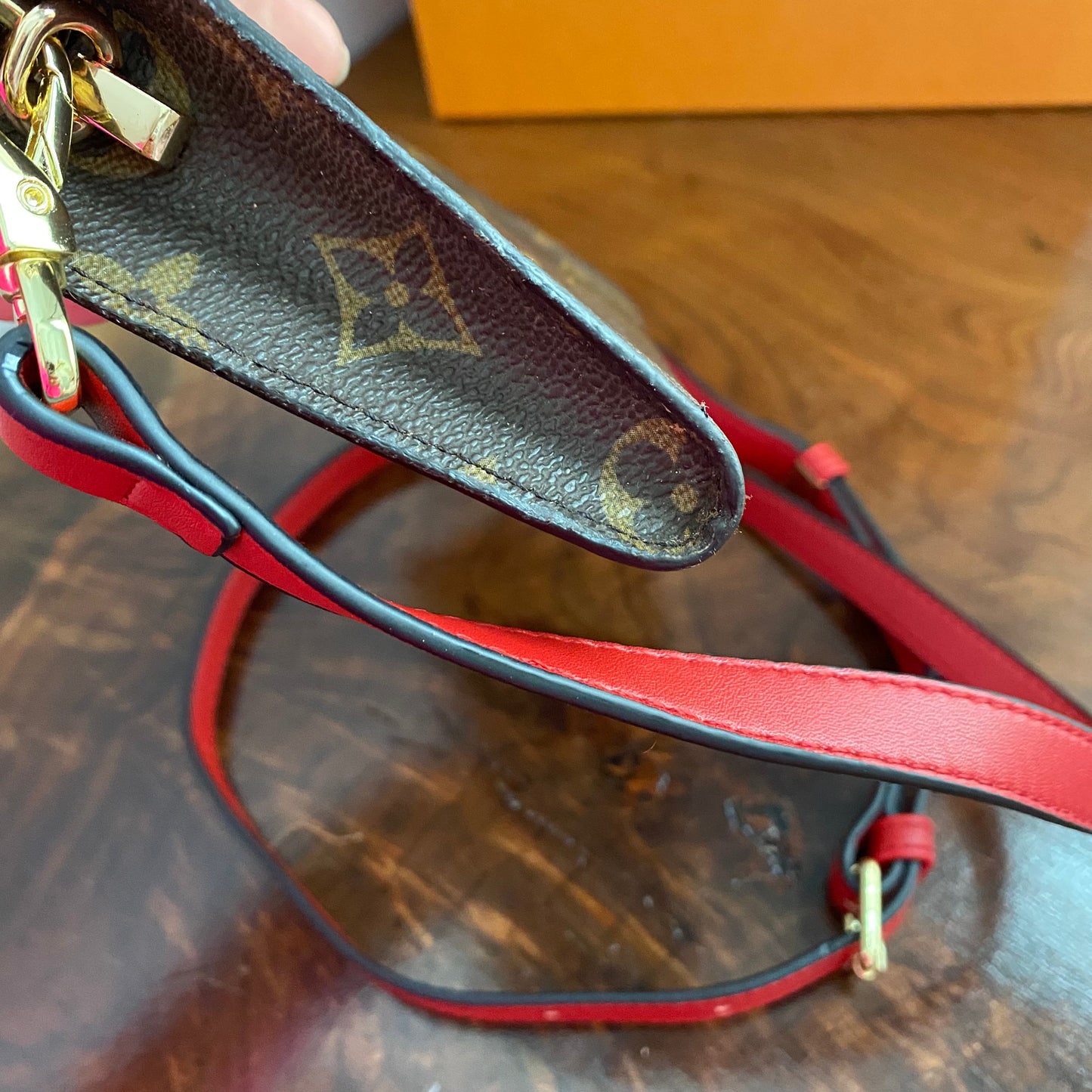 The Junco Crossbody -Orvis bags Monogram in Red