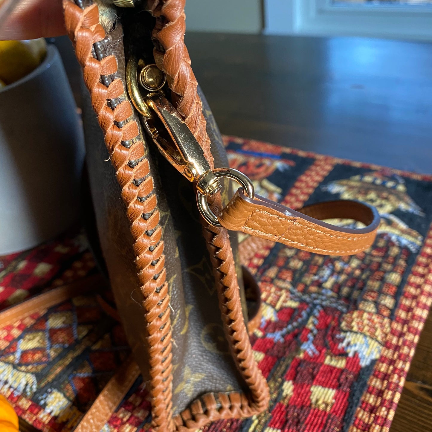 The Swan -Orvis bags Monogram in Whiskey Crossbody