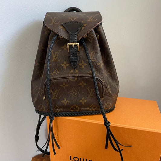 The Loon -Orvis bags Monogram Mini Backpack in Black