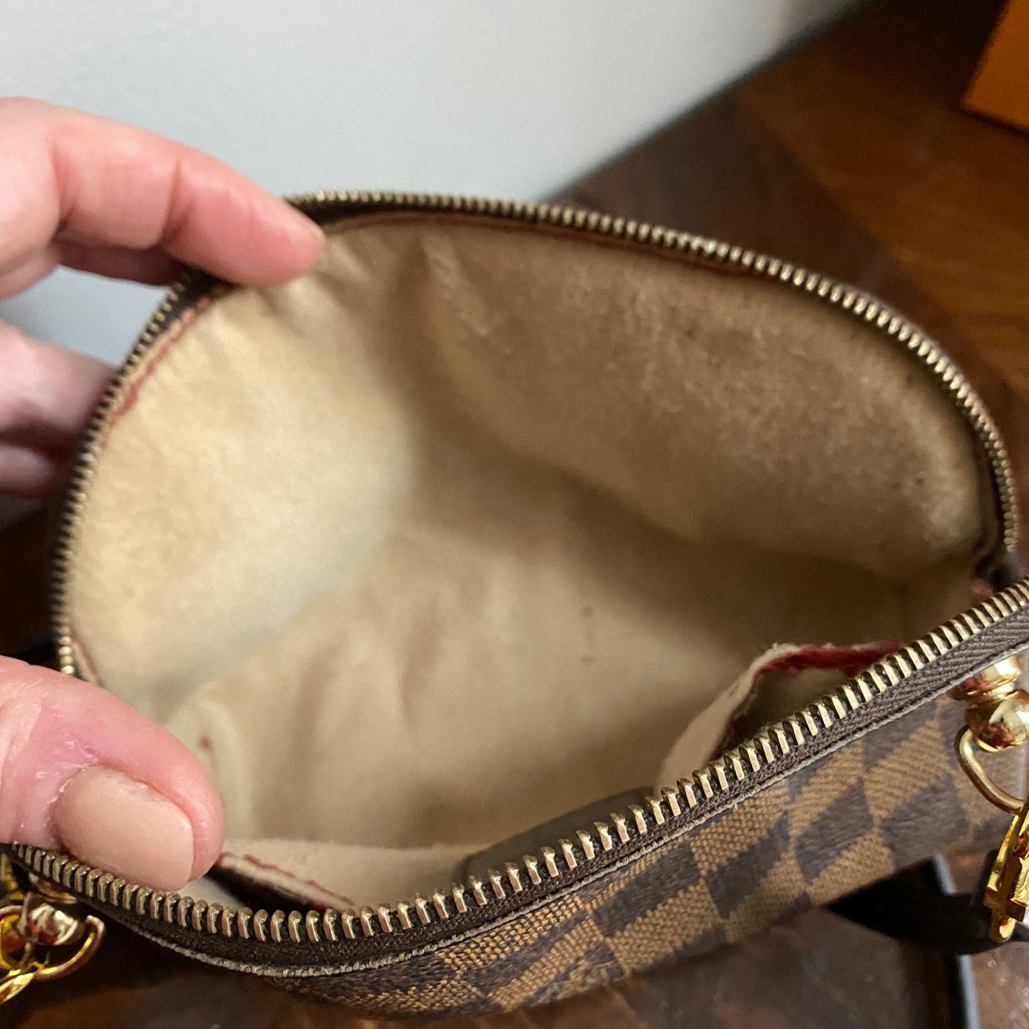 The Junco Crossbody Bag -Orvis bags Damier in Brown