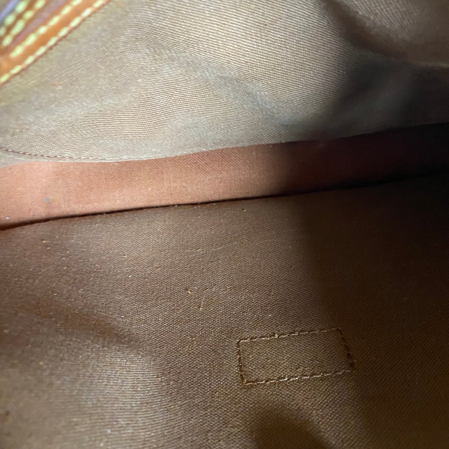 The Grosbeak -Orvis bags Monogram Crossbody in Tan
