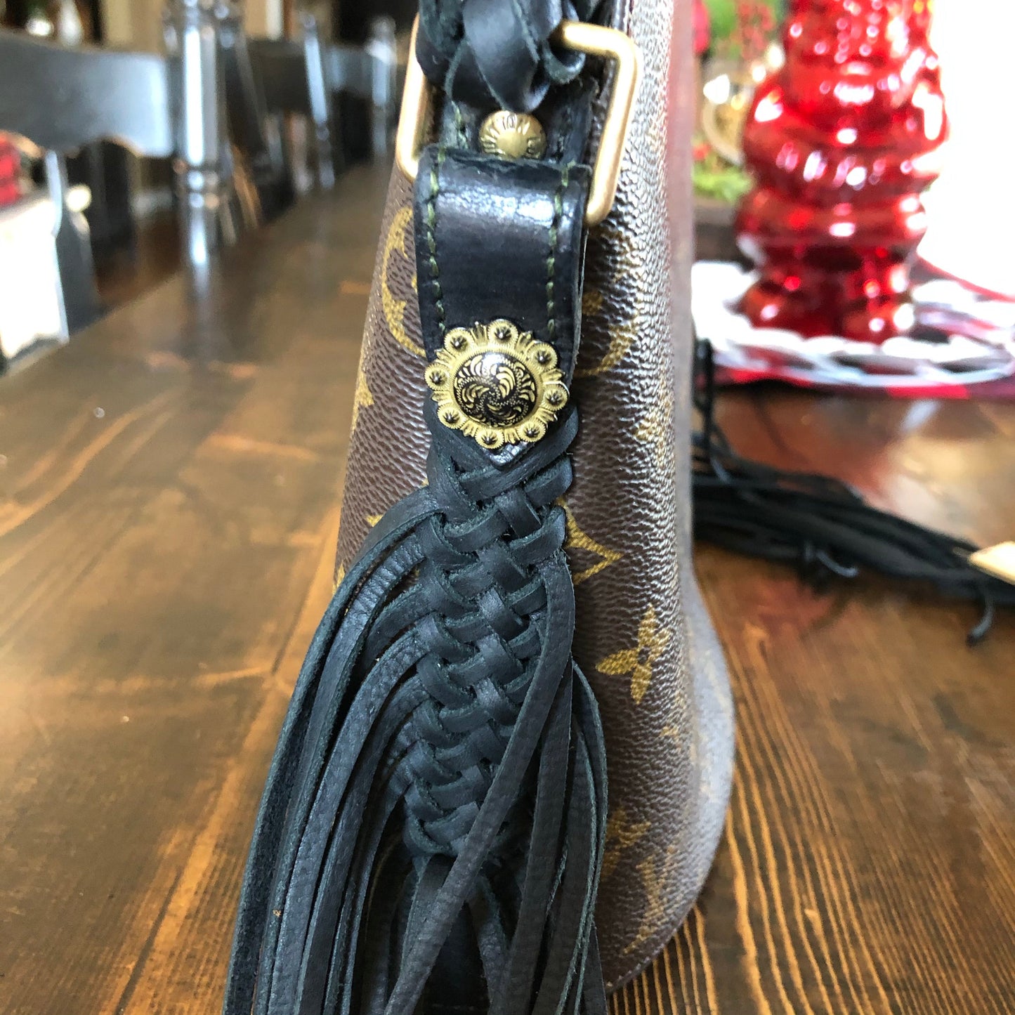 The Finch -Orvis bags Monogram Black Crossbody