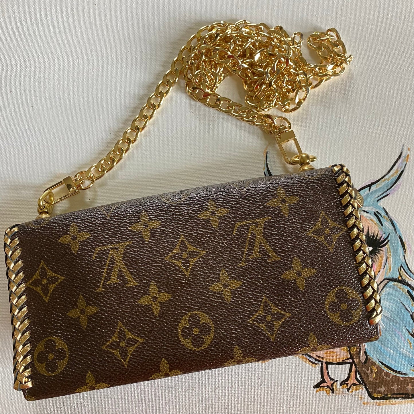 The Junco Wallet Crossbody -Orvis bags Monogram in Gold