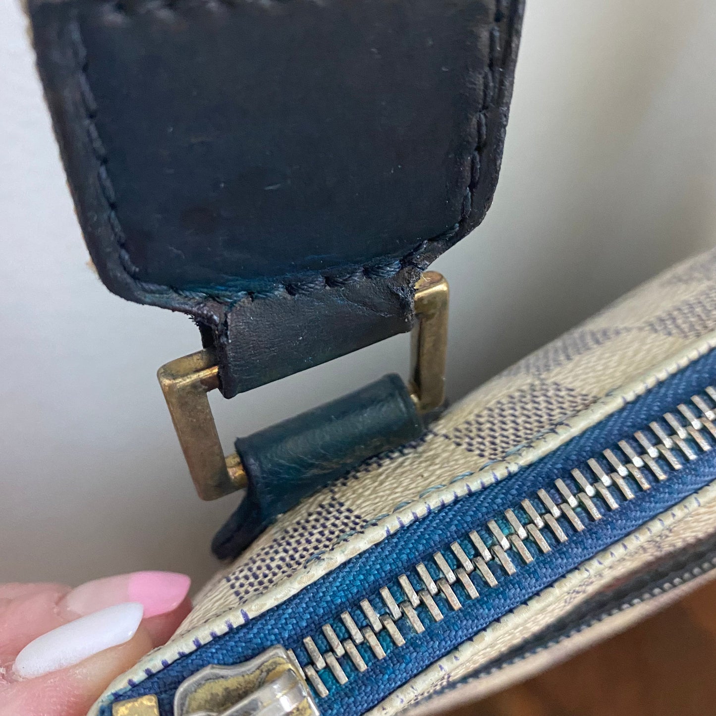The Blue and White Swallow -Orvis bags Damier Azur Crossbody