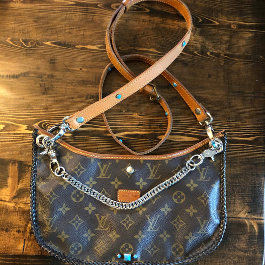 The Peacock -Orvis bags Monogram Hobo Crossbody