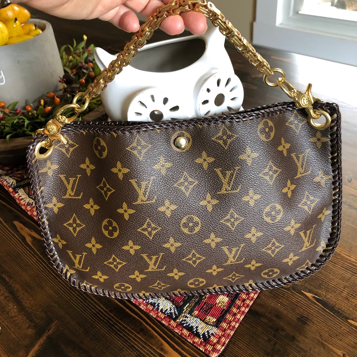 The Peacock -Orvis bags Monogram Hobo Crossbody