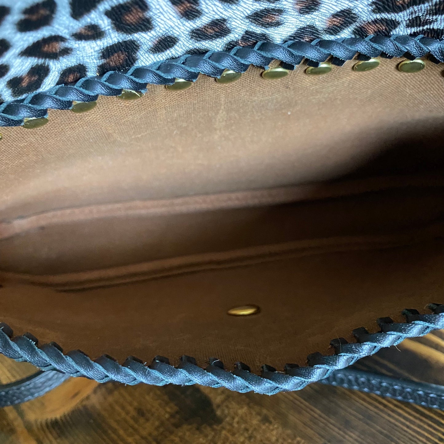 The Junco -Orvis bags Monogram in Black Crossbody Bag