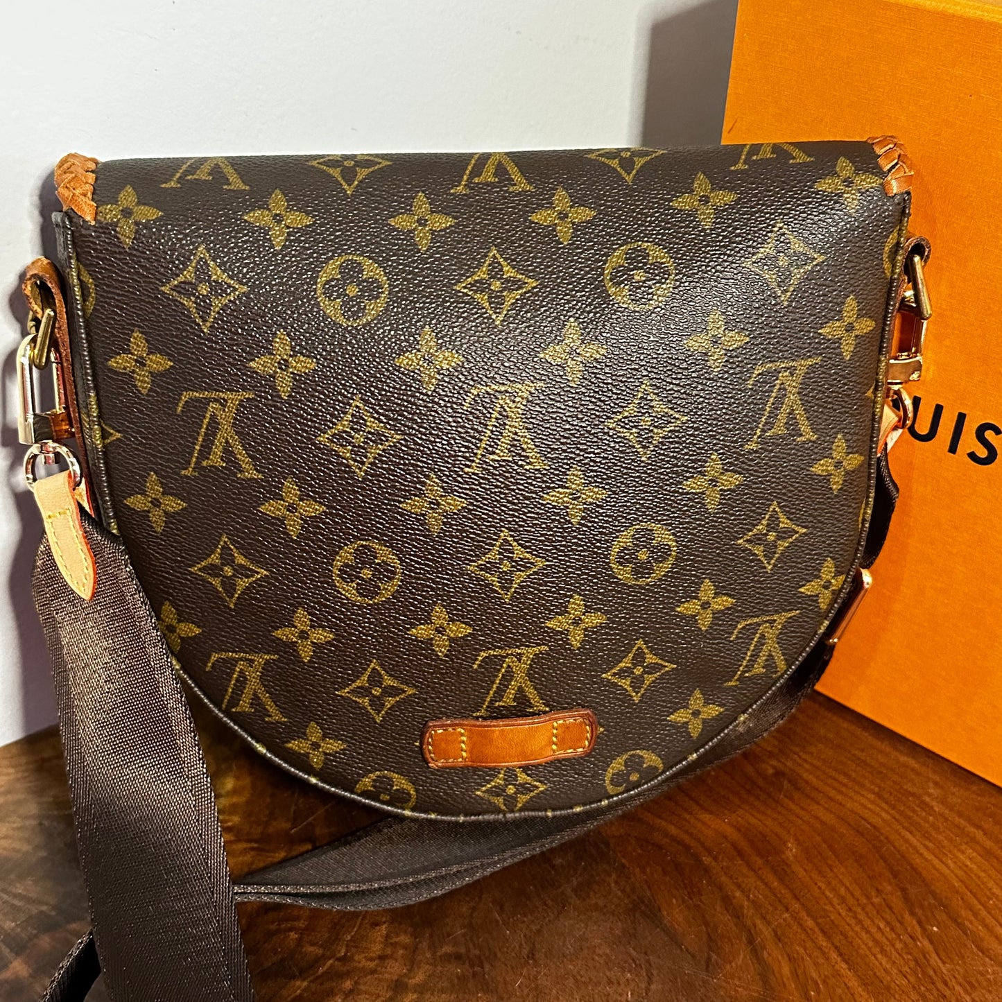 The Dove Crossbody -Orvis bags Monogram in Tan