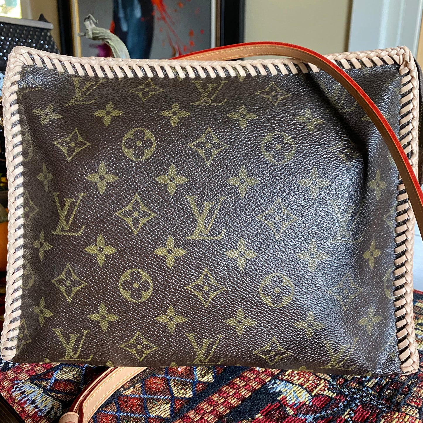 The Swan -Orvis bags Monogram in Vachetta Crossbody