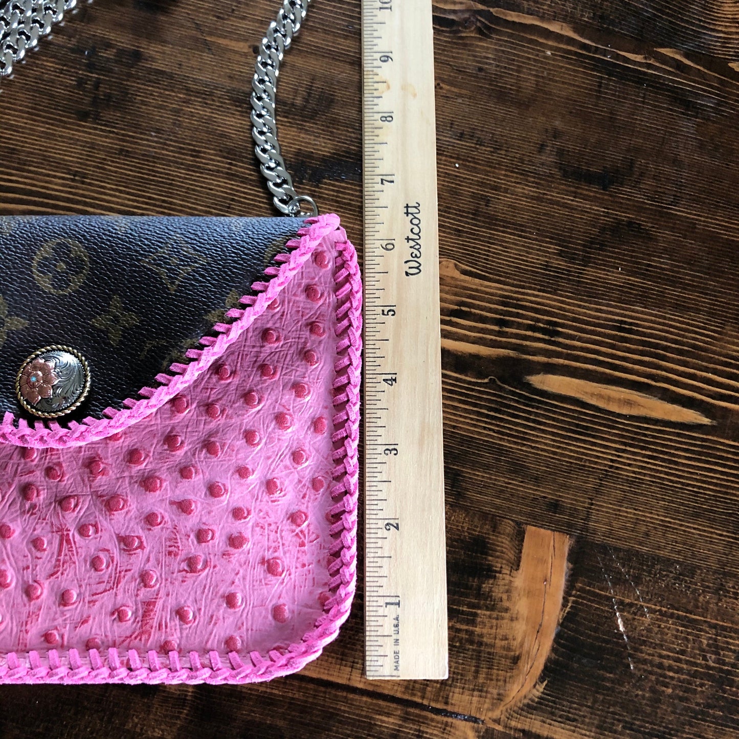 The Falcon - Pink MonogramOrvis bags Wristlet/Crossbody/Clutch