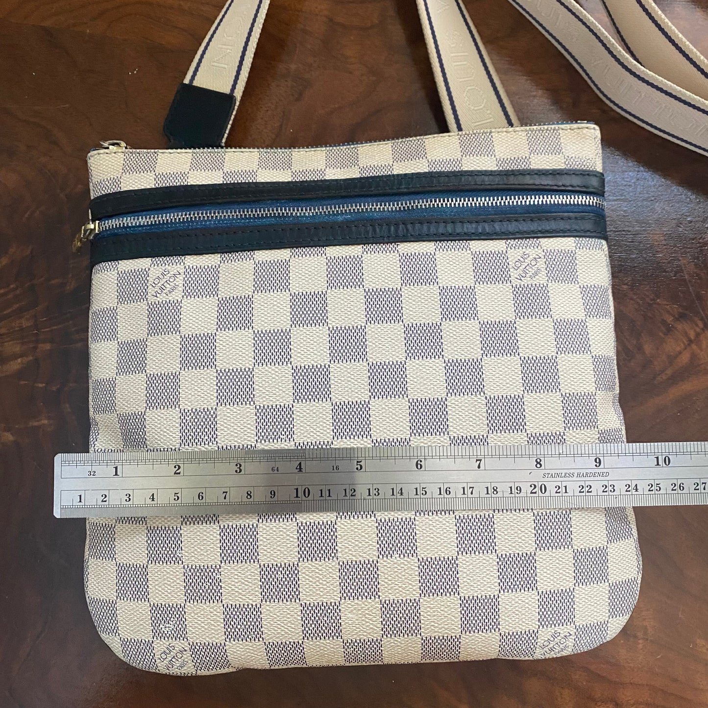 The Blue and White Swallow -Orvis bags Damier Azur Crossbody