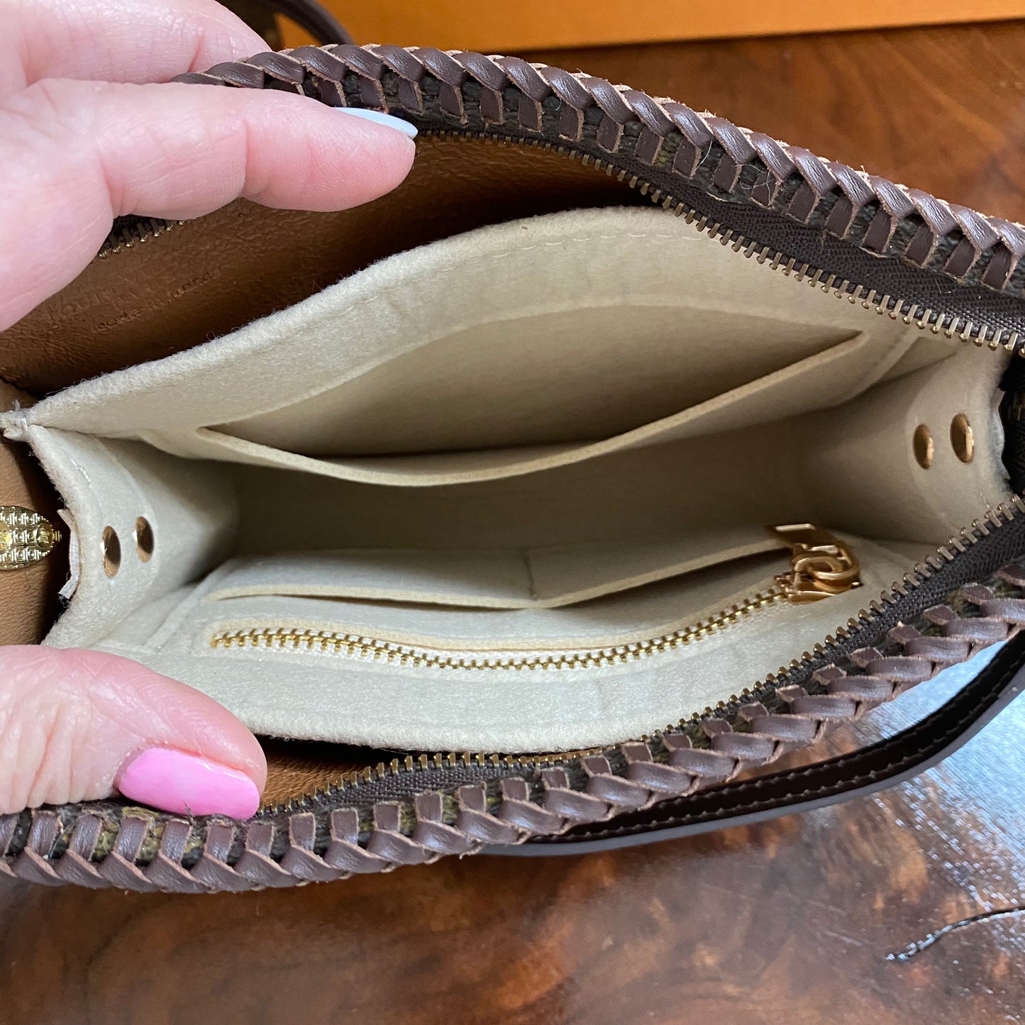 The Cygnet Crossbody -Orvis bags Monogram in Brown