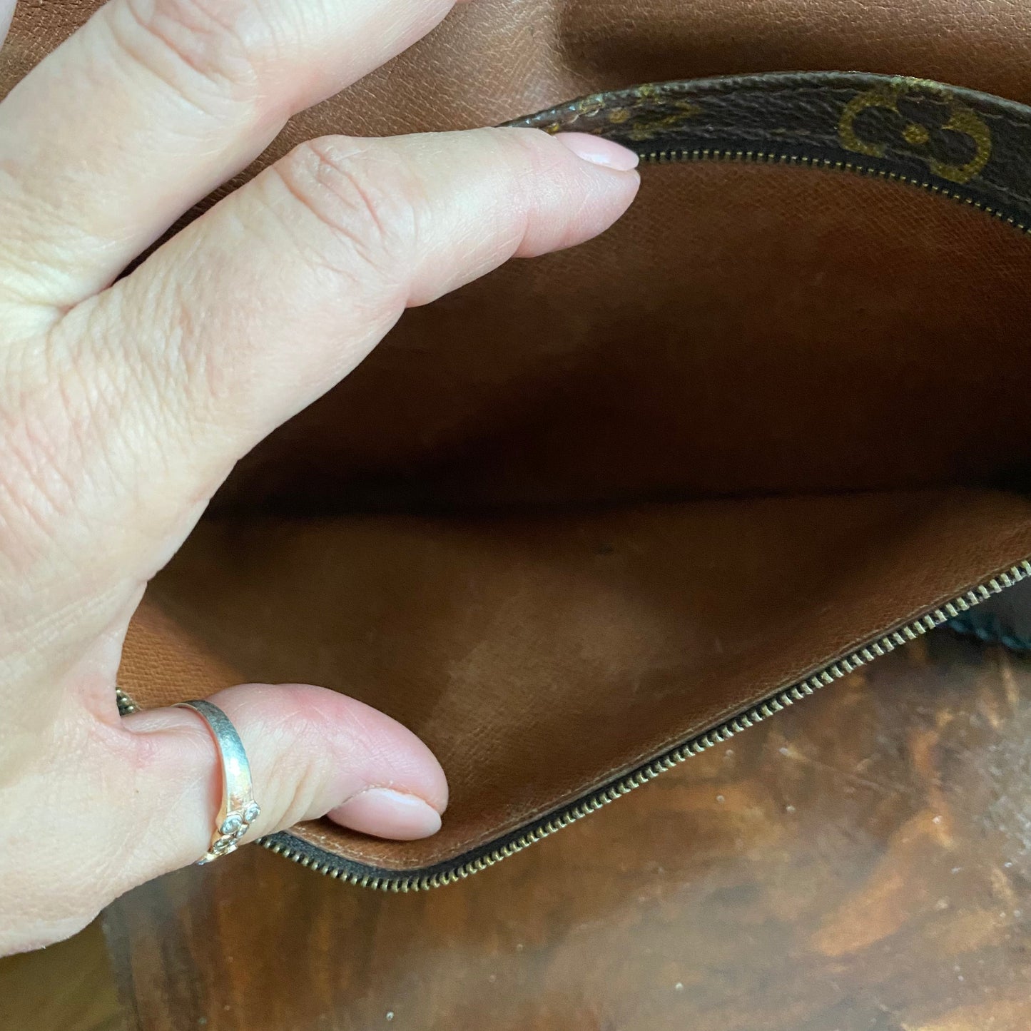 The Robin - Black/Brown Monogram Crossbody/Clutch