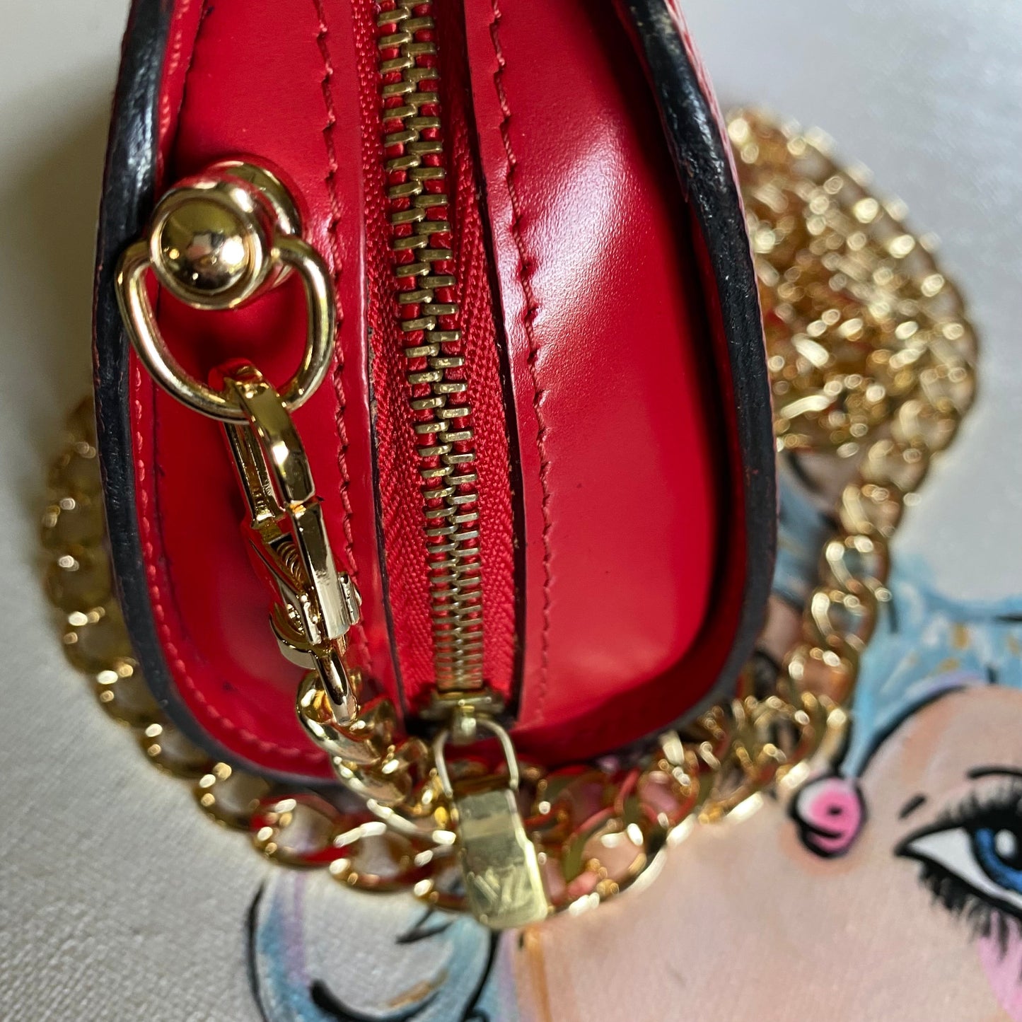 The Kinglet -Orvis bags Epi in Red Crossbody Bag